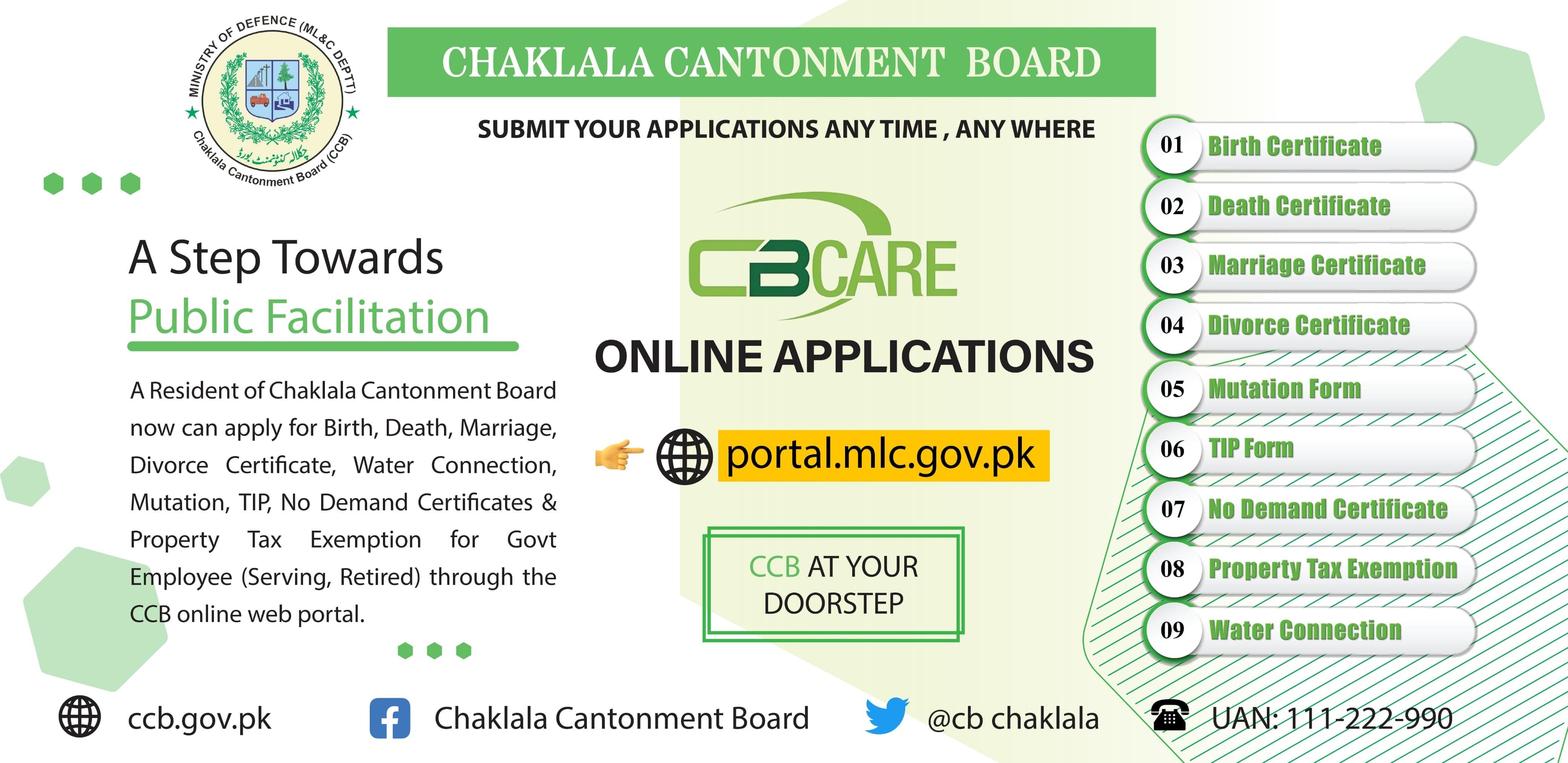 Online Applications of CB CARE 